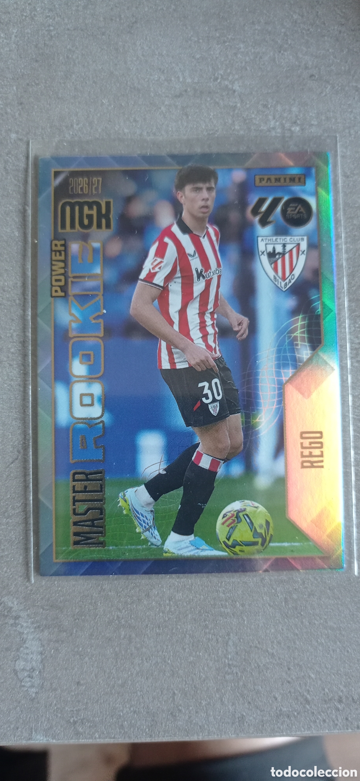 Football Stickers: 418P REGO ATHLETIC BILBAO MASTER ROOKIE POWER MGK 2026/27 MEGACRACKS 2026 2027