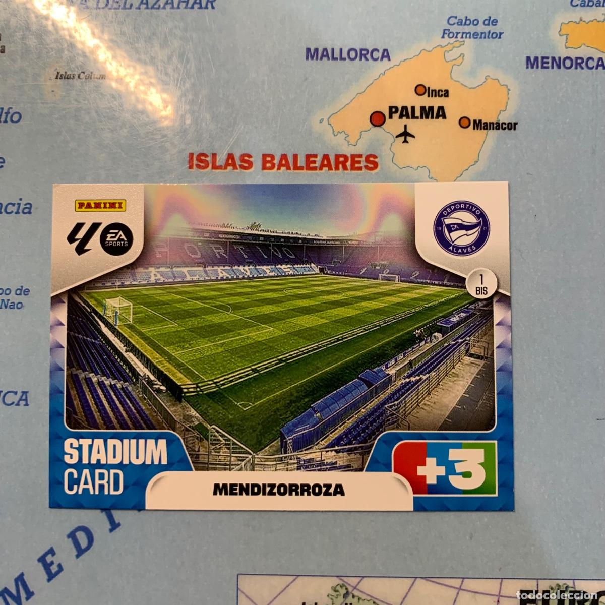 Football Stickers: Stadium Card de Alav&eacute;s n&uacute;mero 1 Bis cromo adrenalyn XL 25-26 2025 cromo adrenalyn XL 25-26 2025-2026
