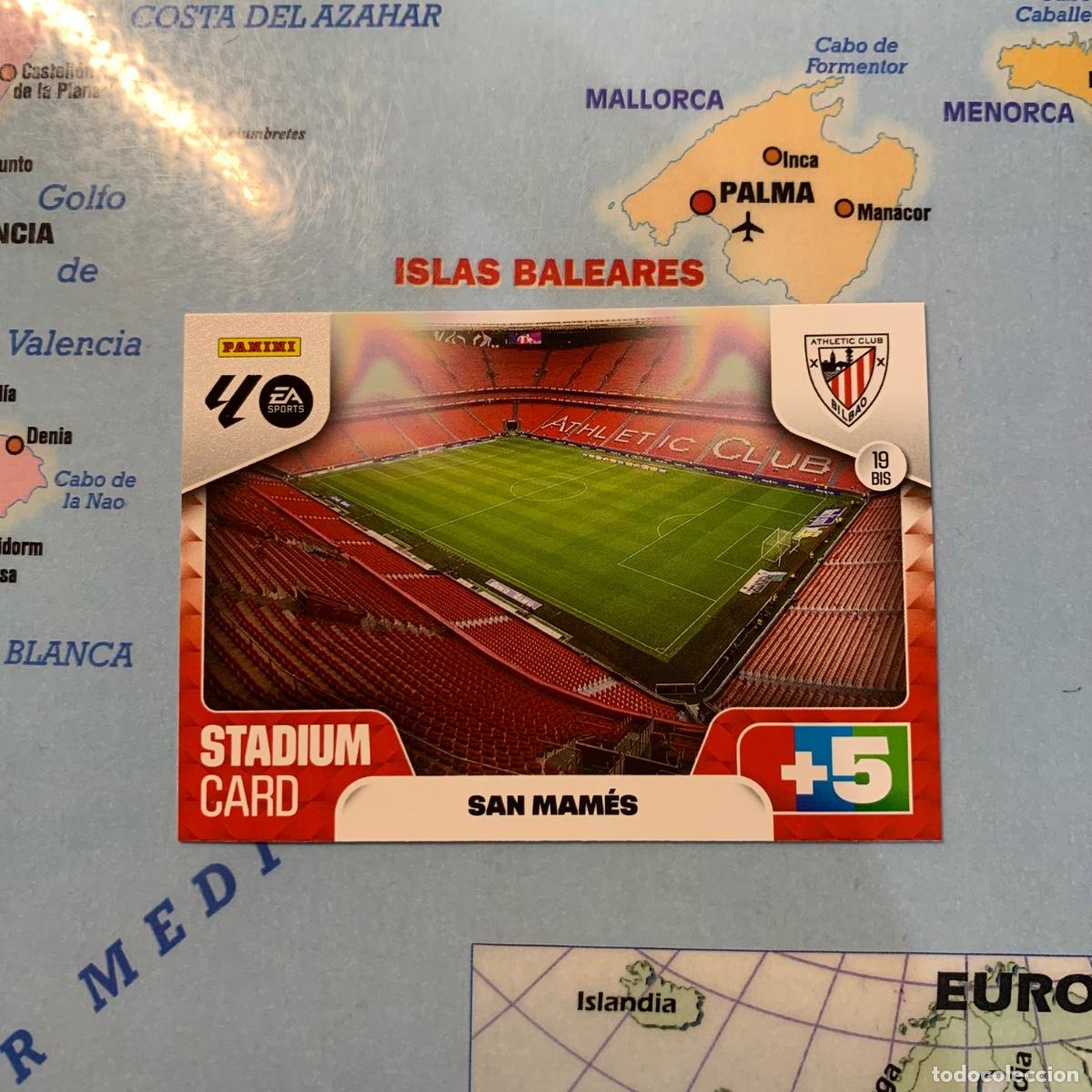 Cromos de f&uacute;tbol: Stadium card del Athletic de Bilbao n&uacute;mero 19 bis cromo adrenalyn XL 25-26 2025-2026
