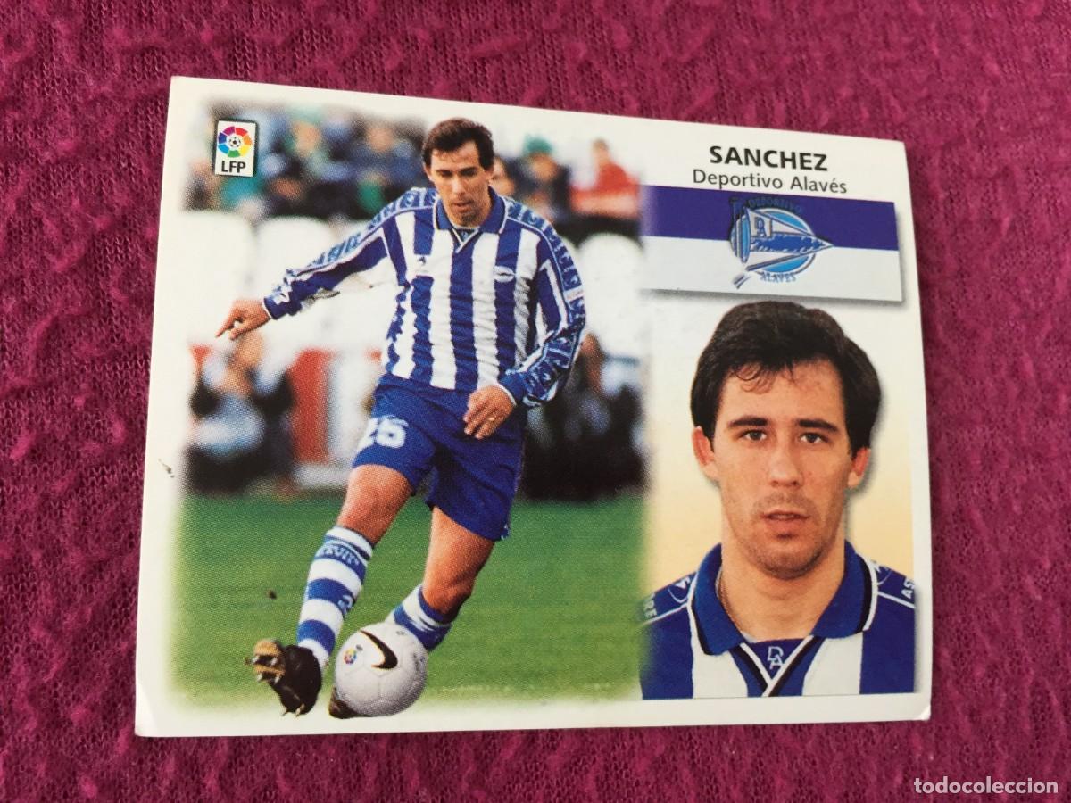 Fu&szlig;ball-Sticker: Alav&eacute;s - S&aacute;nchez - Baja - Ediciones Este Liga 1999-2000, 99-00 - Nunca Pegado