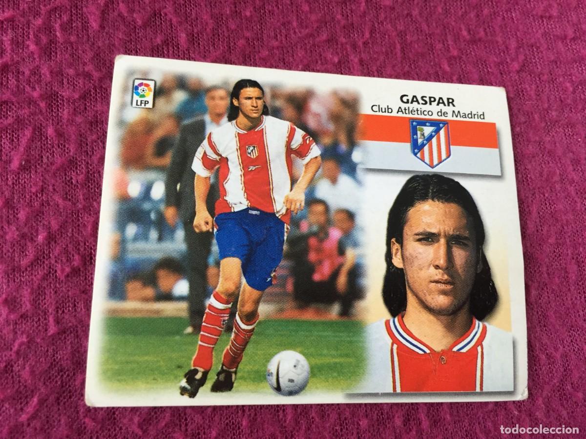 Cromos de f&uacute;tbol: Atletico de Madrid - Gaspar - COLOCA - Ediciones Este Liga 1999-2000, 99-00 - Nunca Pegado