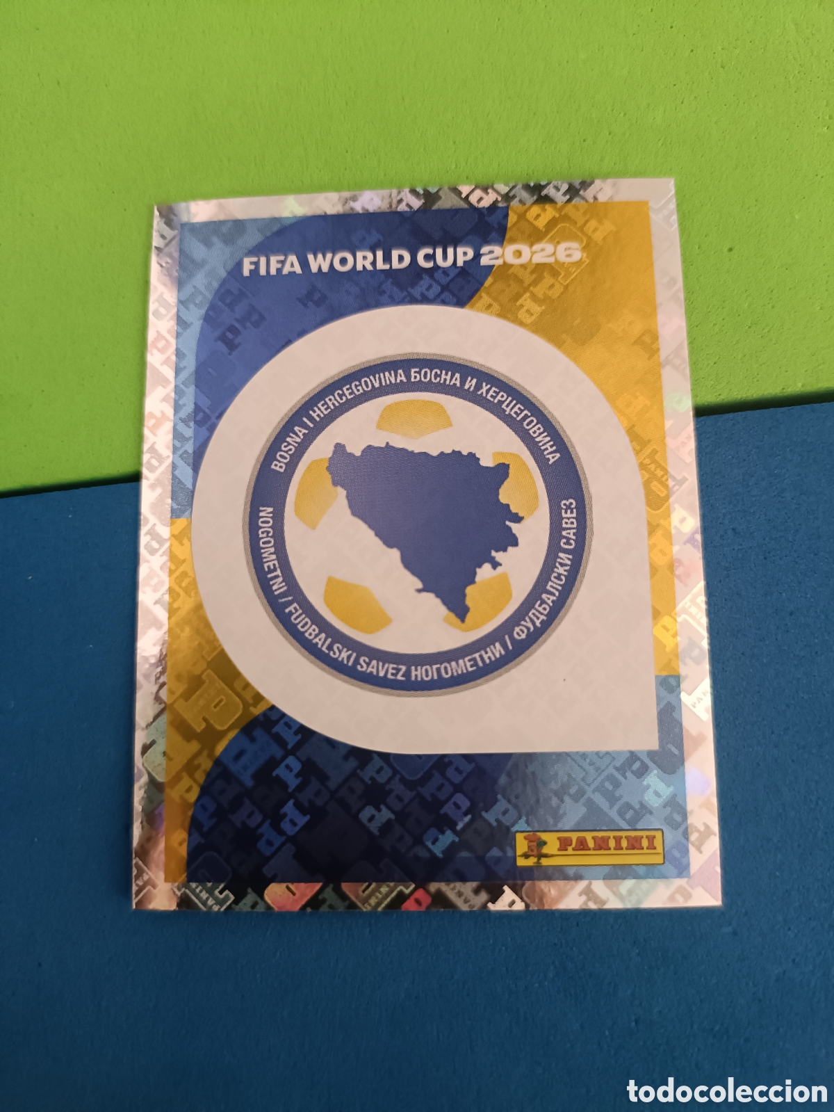 Cromos de f&uacute;tbol: Panini Mundial Fifa World cup 2026 26 sticker - BIH 1 Escudo Bosnia