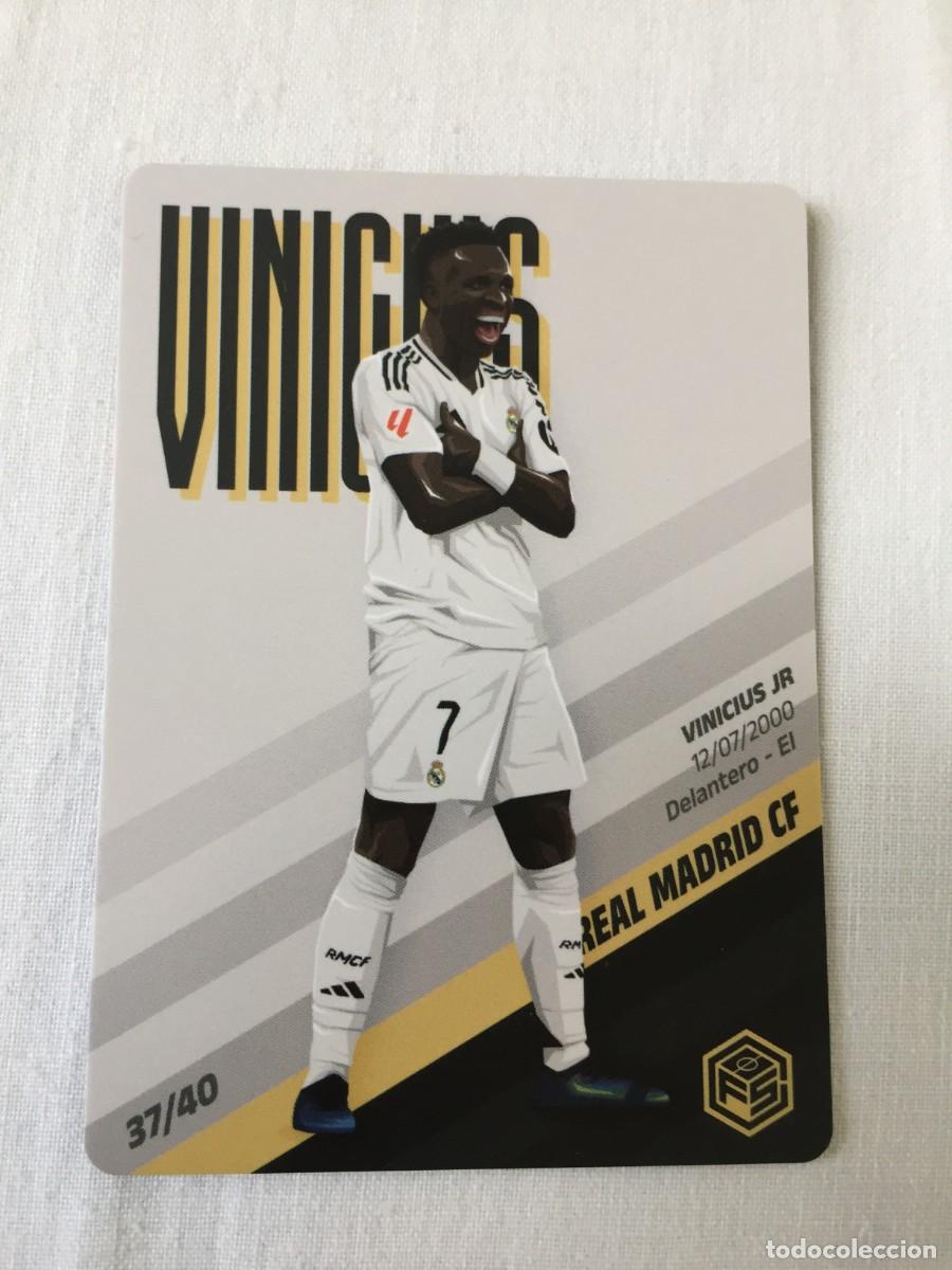 Figurine di Calcio: #37/40 VIN&Iacute;CIUS JR. (Real Madrid) - Futbol Sorpresa TOP 2025 COLLECTION