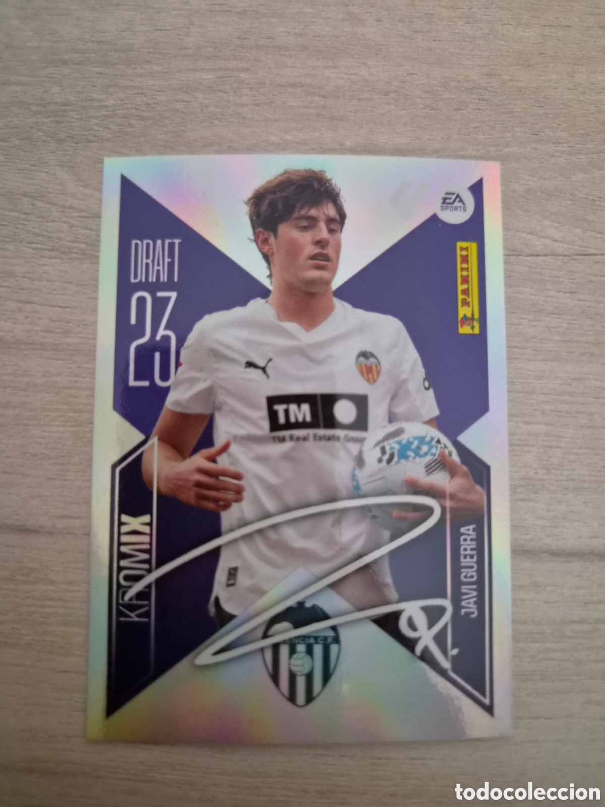 Cromos de f&uacute;tbol: N&deg;K12 Kromix Draft Javi Guerra Liga Este 26/27