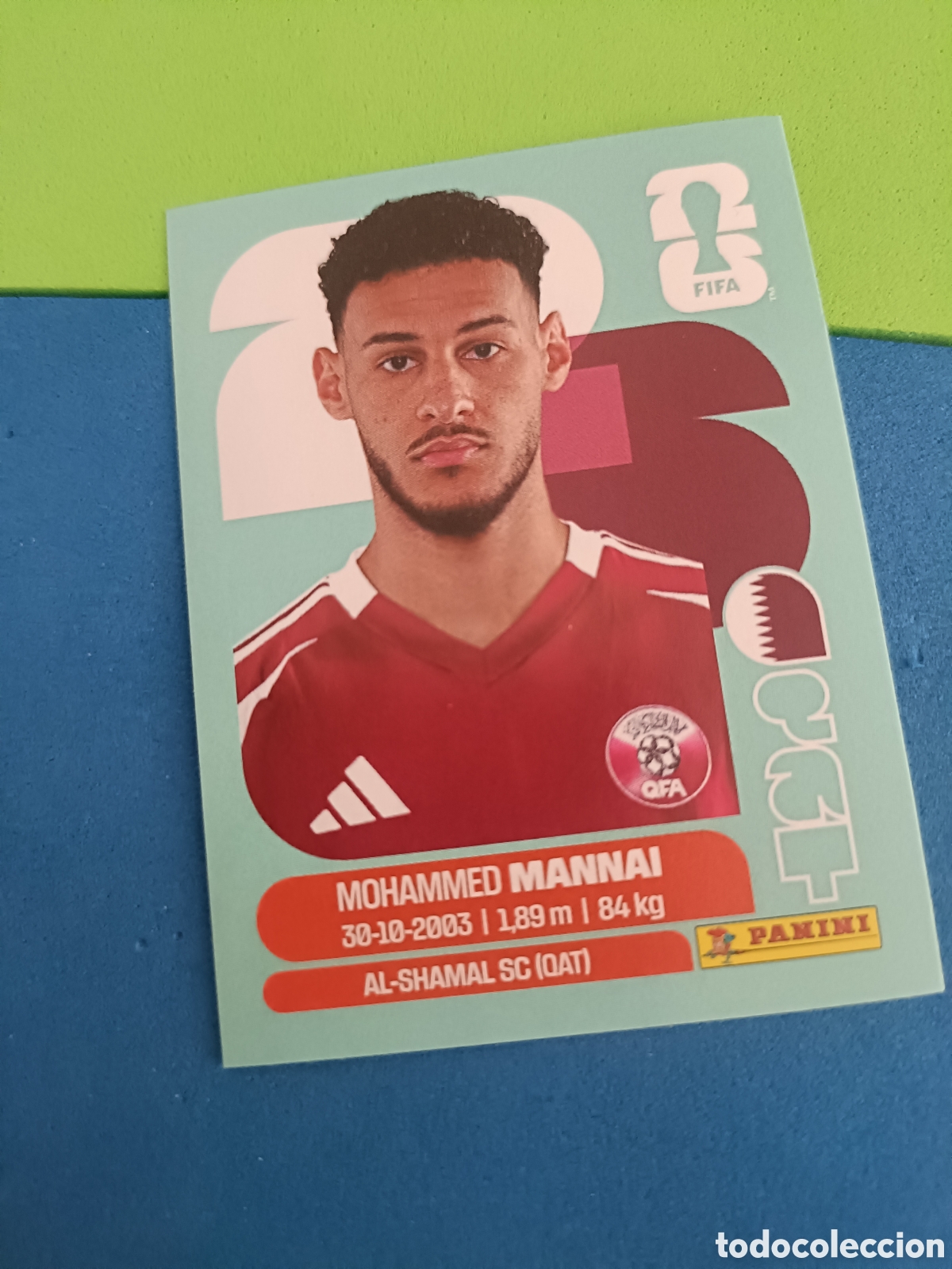 Cromos de f&uacute;tbol: Panini Mundial Fifa World cup 2026 26 sticker - QAT 9 Mannai