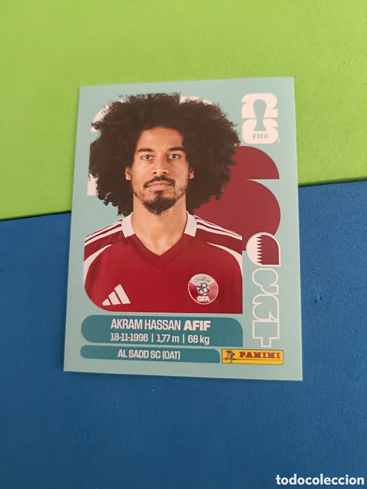 Cromos de f&uacute;tbol: Panini Mundial Fifa World cup 2026 26 sticker - QAT 18 Afif