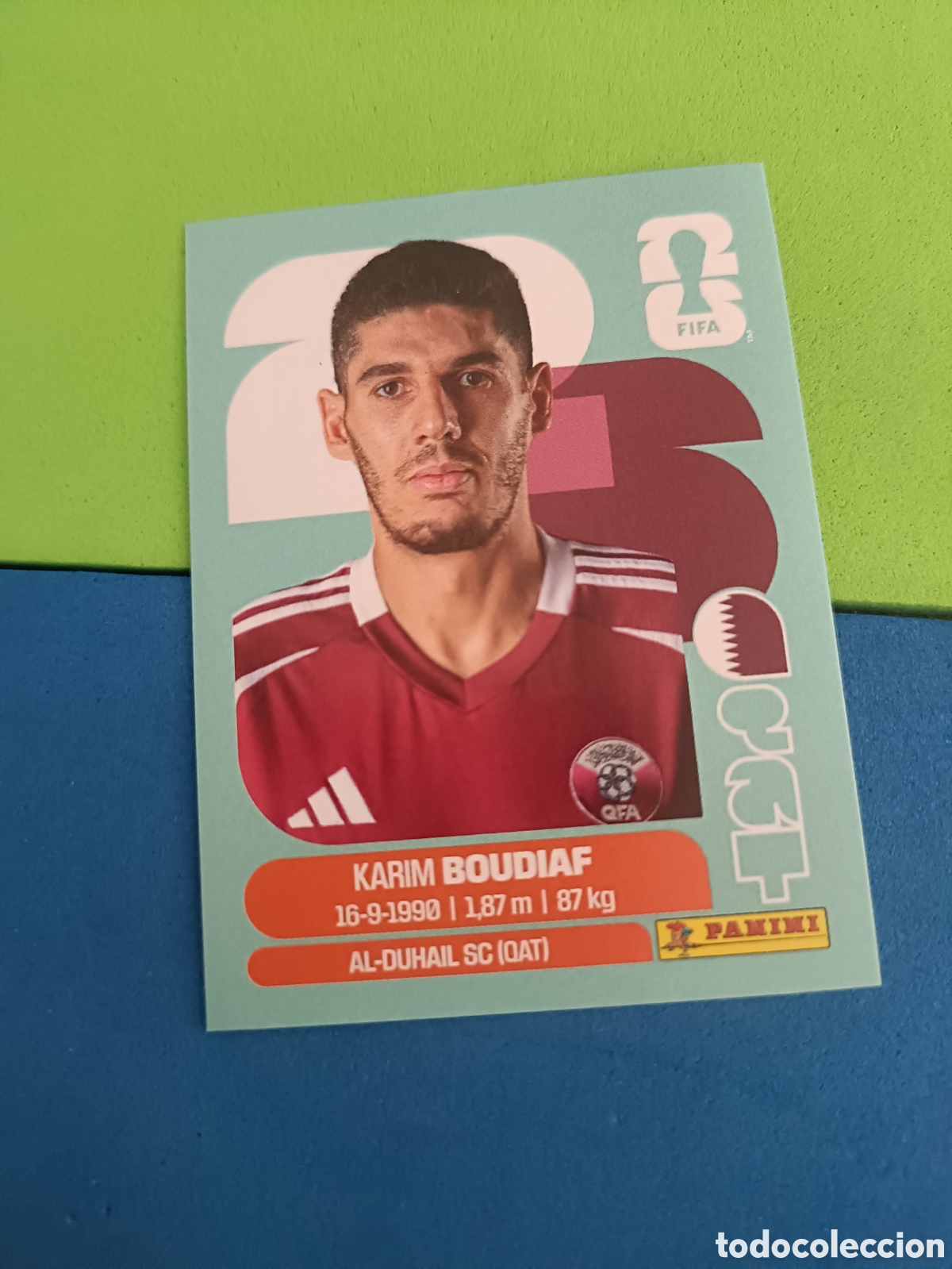 Cromos de f&uacute;tbol: Panini Mundial Fifa World cup 2026 26 sticker - QAT 10 Boudiaf