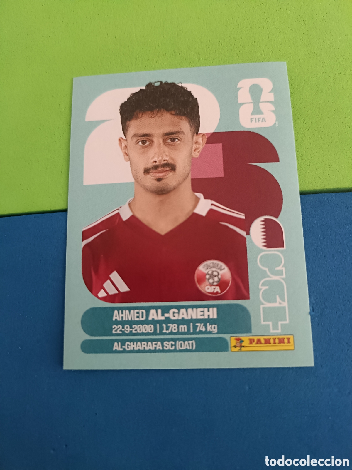 Cromos de f&uacute;tbol: Panini Mundial Fifa World cup 2026 26 sticker - QAT 19 Al-Ganehi
