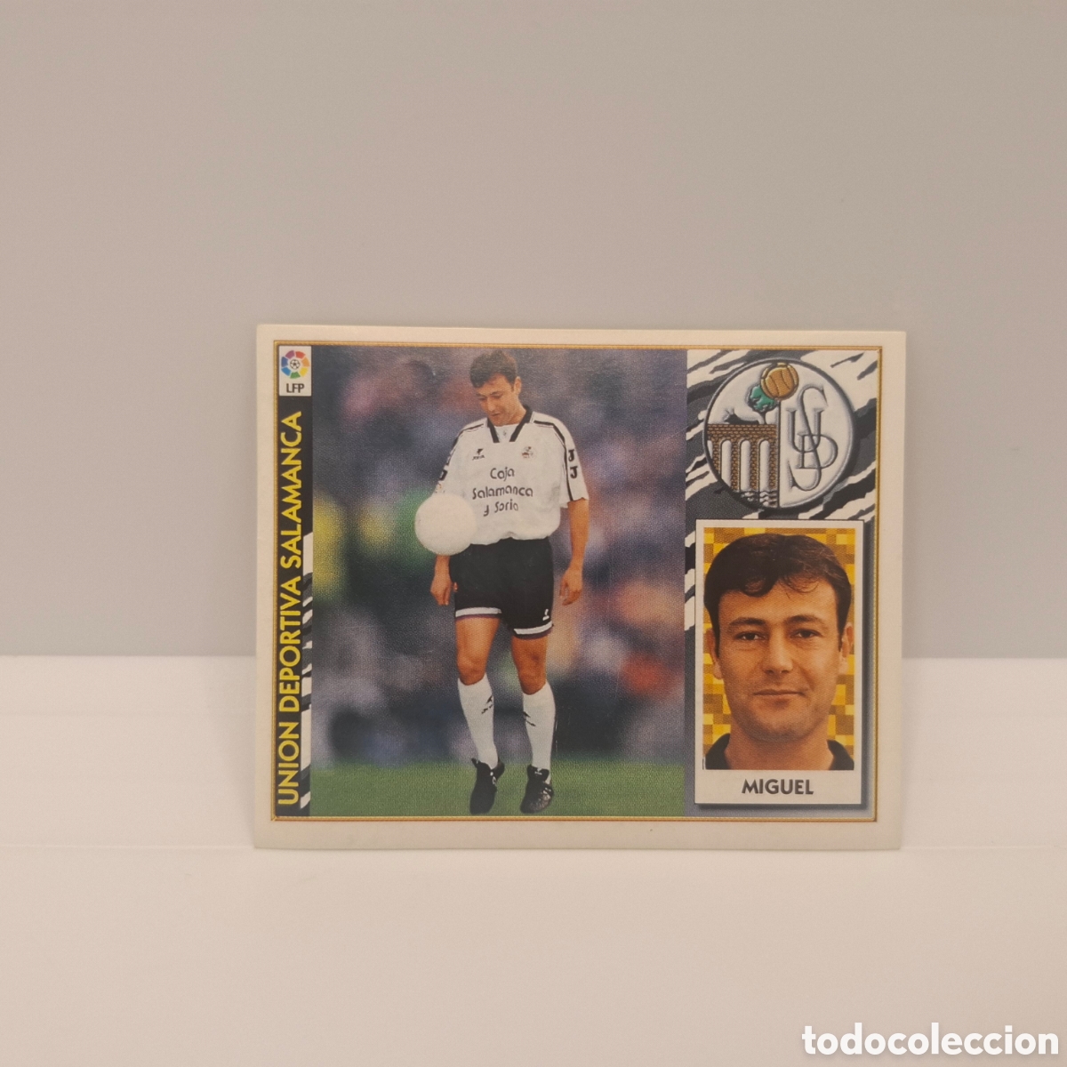 Cromos de f&uacute;tbol: Salamanca - Miguel - Coloca - Ediciones Este Liga 1997-1998, 97-98 Sin pegar - Adhesivo