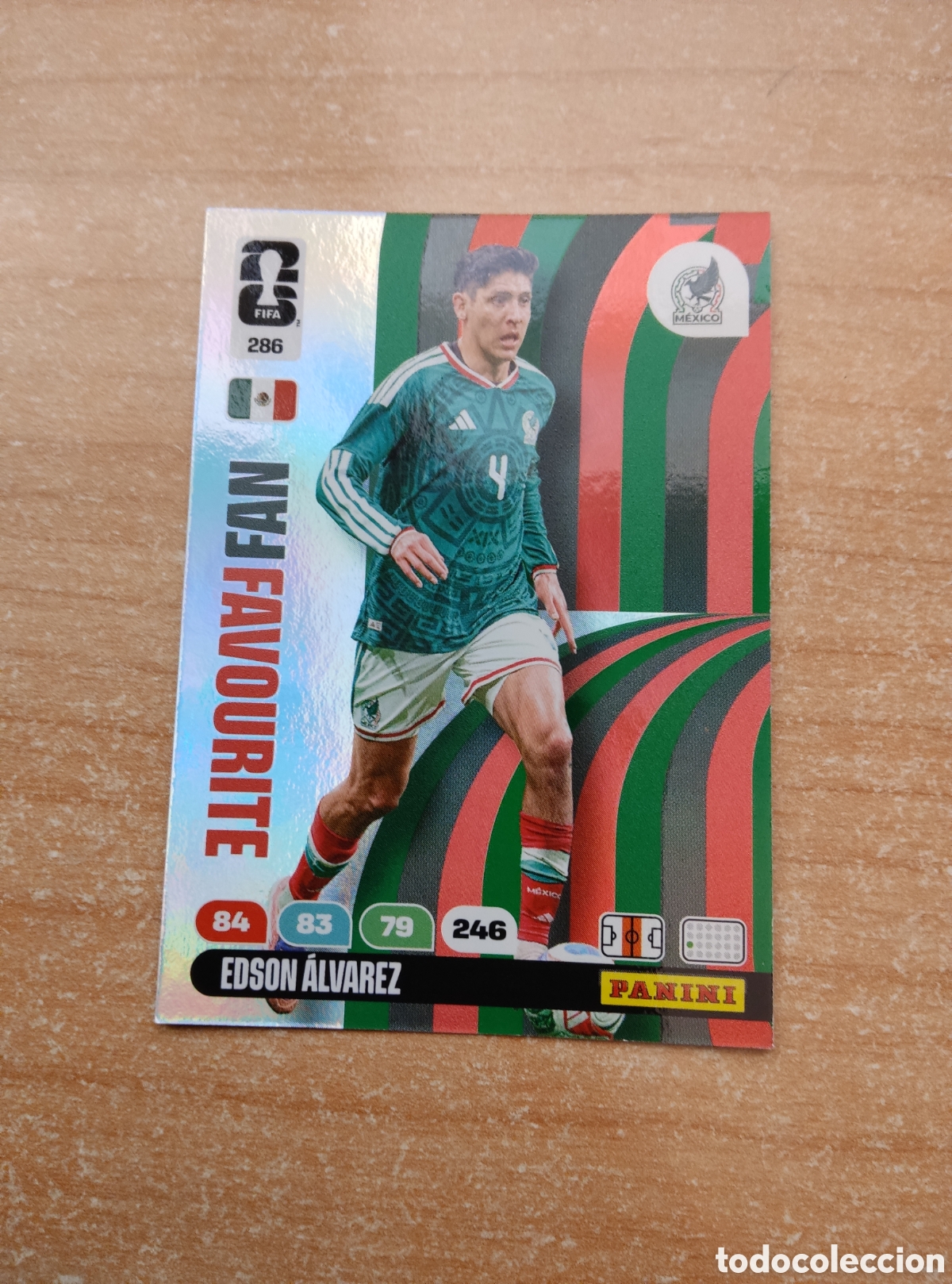 Cromos de f&uacute;tbol: 286 EDSON ALVAREZ MEXICO FAN FAVOURITE ADRENALYN XL MUNDIAL 2026