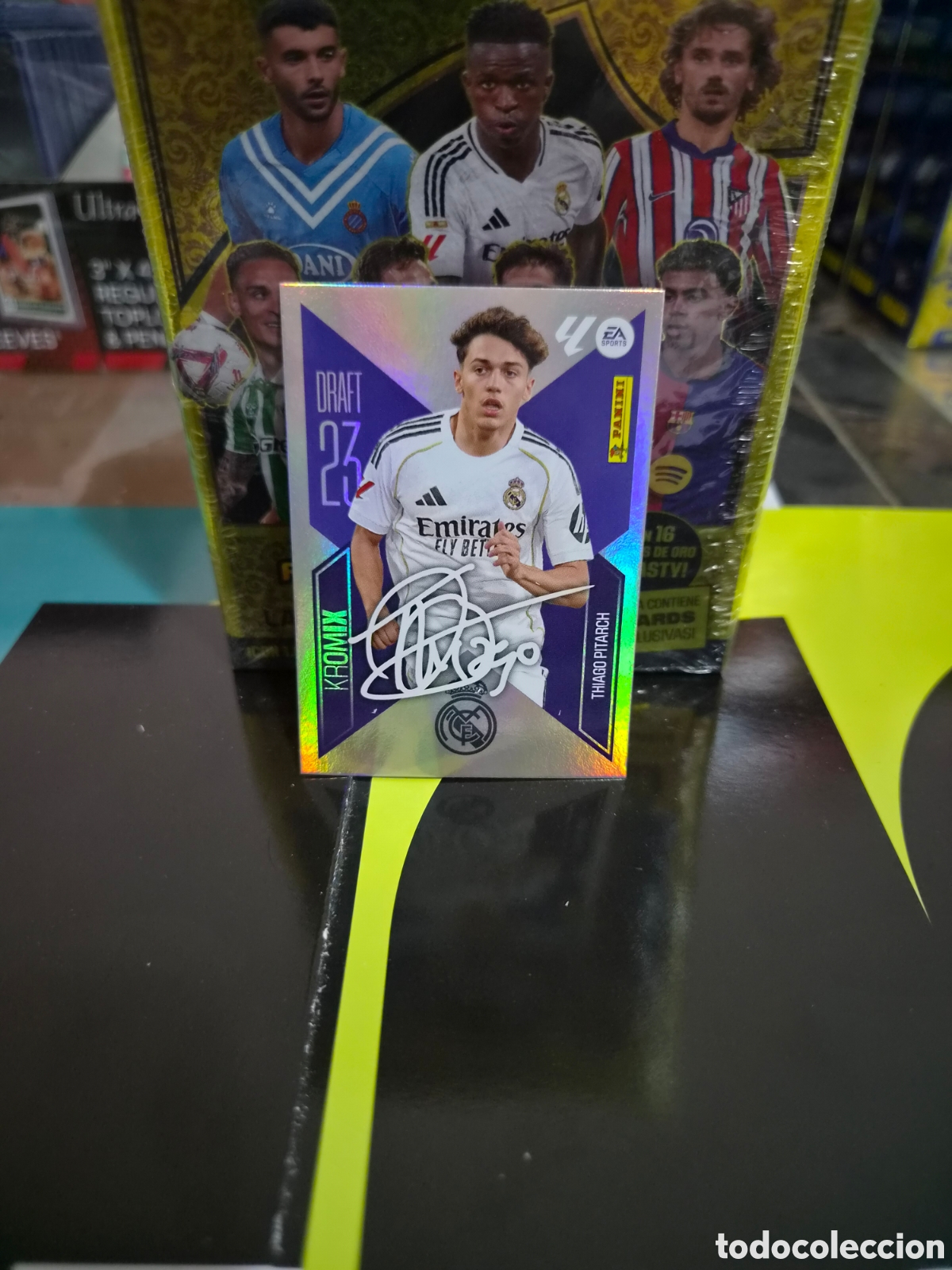 Cromos de f&uacute;tbol: N&deg;22 Kromix Draft Thiago Pitarch Liga Este 26/27