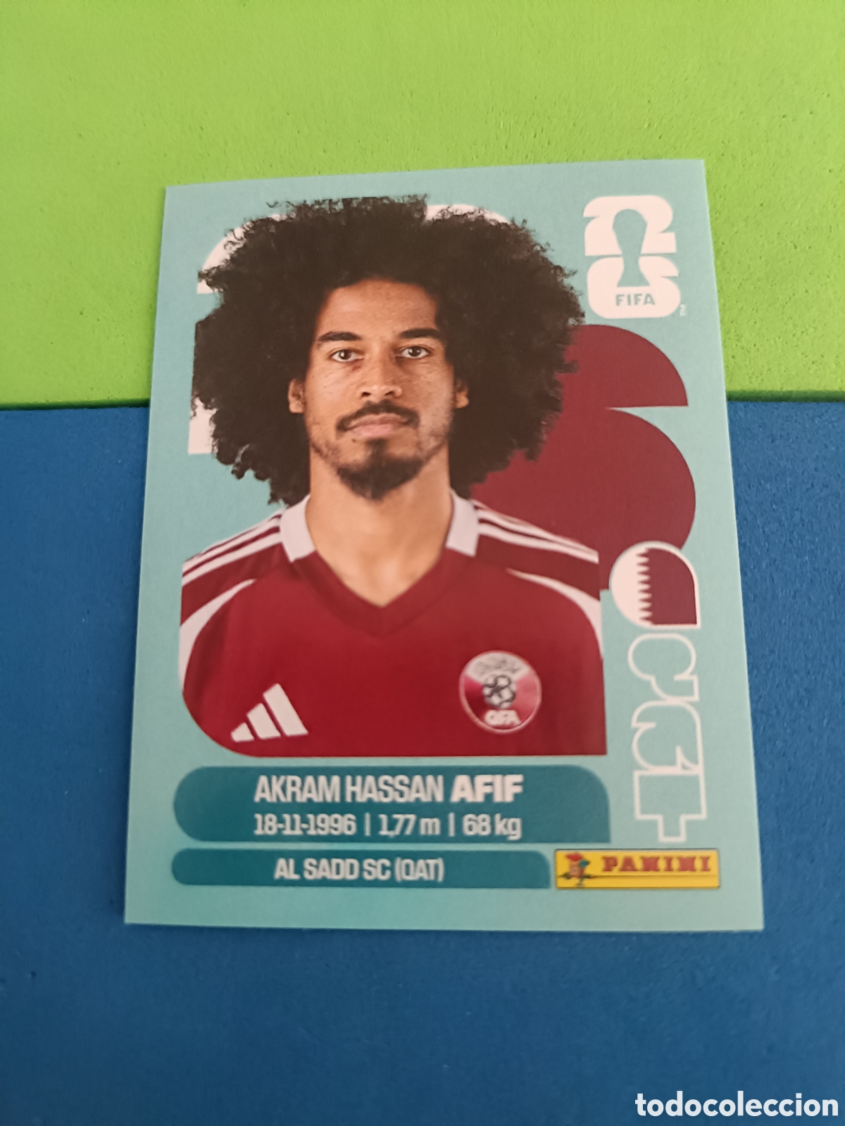 Cromos de f&uacute;tbol: Panini Mundial Fifa World cup 2026 26 sticker - QAT 18 Afif