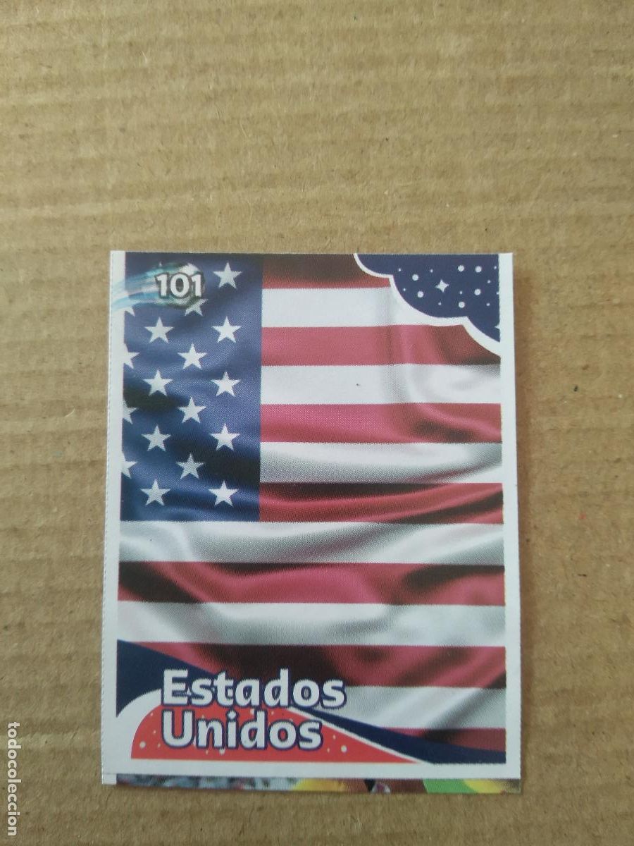 Cromos de f&uacute;tbol: 101 ESCUDO ESTADOS UNIDOS USA CROMO FUTBOL MUNDIAL 2022 EDITADO EN BRASIL WORLD CUP COPA DEL MUNDO