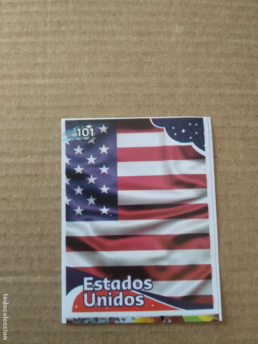 Cromos de f&uacute;tbol: 101 ESCUDO ESTADOS UNIDOS USA CROMO FUTBOL MUNDIAL 2022 EDITADO EN BRASIL WORLD CUP COPA DEL MUNDO