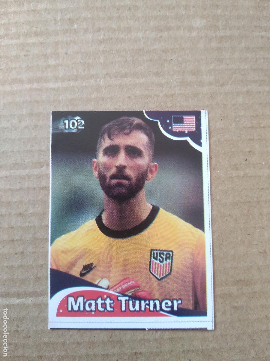 Cromos de f&uacute;tbol: 102 MATT TURNER ESTADOS UNIDOS CROMO FUTBOL MUNDIAL 2022 EDITADO EN BRASIL WORLD CUP COPA DEL MUNDO