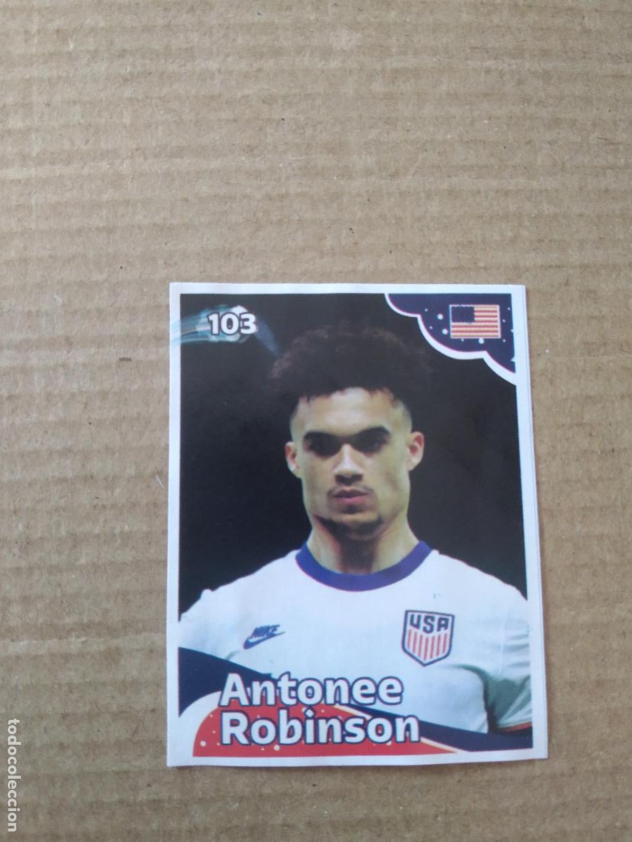 Cartes &agrave; collectionner de Football: 103 ANTONEE ROBINSON ESTADOS UNIDOS USA CROMO FUTBOL MUNDIAL 2022 EDITADO EN BRASIL WORLD CUP