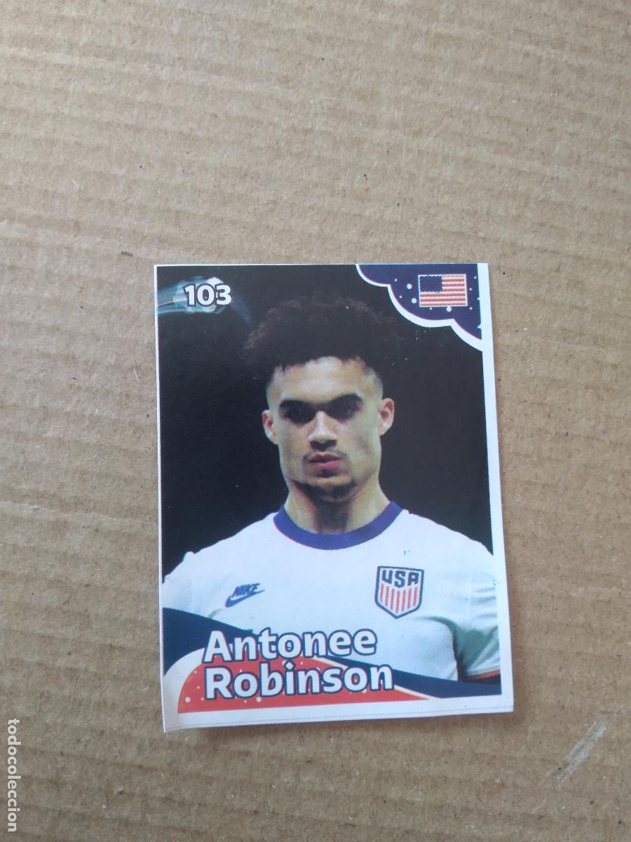 Cartes &agrave; collectionner de Football: 103 ANTONEE ROBINSON ESTADOS UNIDOS USA CROMO FUTBOL MUNDIAL 2022 EDITADO EN BRASIL WORLD CUP