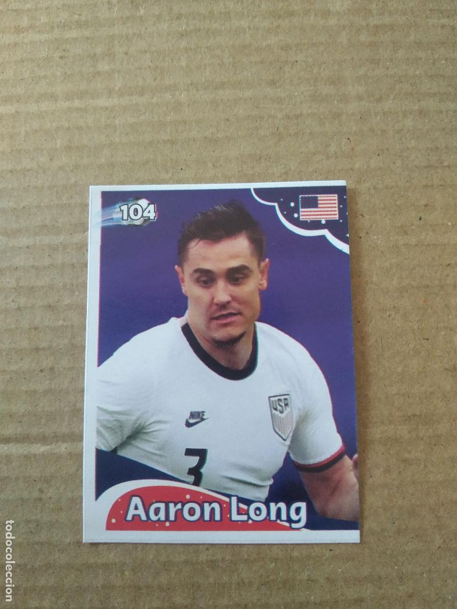 Cartes &agrave; collectionner de Football: 104 AARON LONG ESTADOS UNIDOS USA CROMO FUTBOL MUNDIAL 2022 EDITADO EN BRASIL WORLD CUP