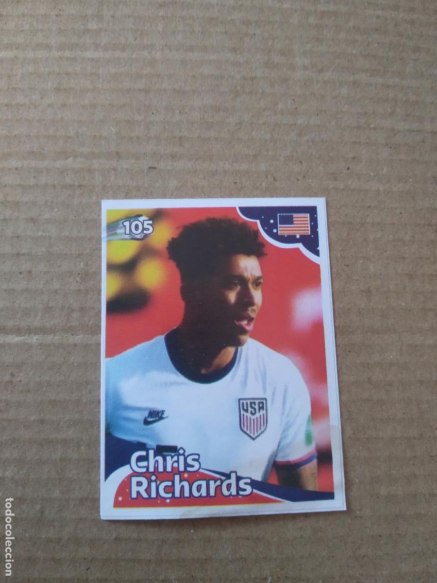 Cromos de f&uacute;tbol: 105 CHRIS RICHARDS ESTADOS UNIDOS USA CROMO FUTBOL MUNDIAL 2022 EDITADO EN BRASIL WORLD CUP
