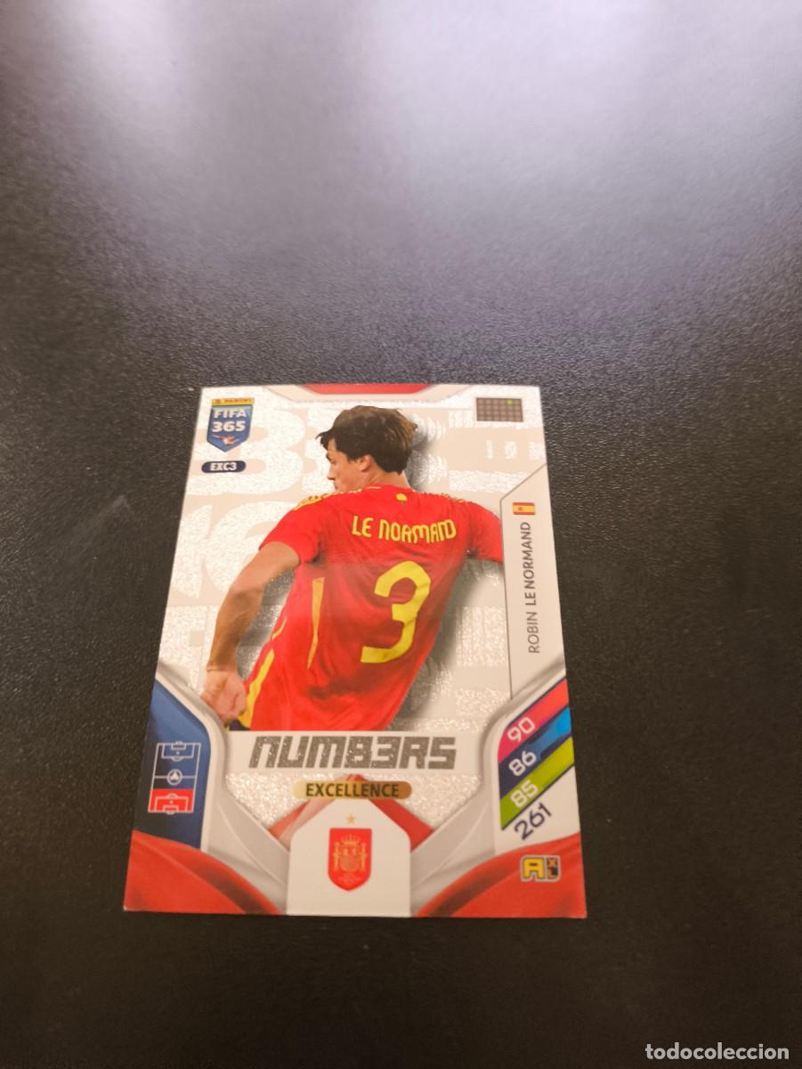 Cromos de f&uacute;tbol: EXC3 LE NORMAND ESPA&Ntilde;A ATLETICO MADRID NUMBERS ADRENALYN PANINI FIFA EXCELLENCE 365 2026 N LIGA ESTE