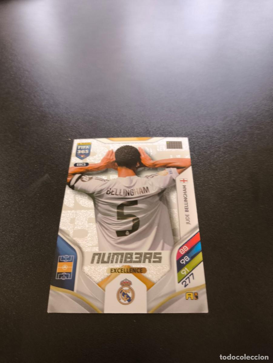Cromos de f&uacute;tbol: EXC5 JUDE BELLINGHAM REAL MADRID NUMBERS ADRENALYN PANINI FIFA EXCELLENCE 365 2026 NO LIGA ESTE