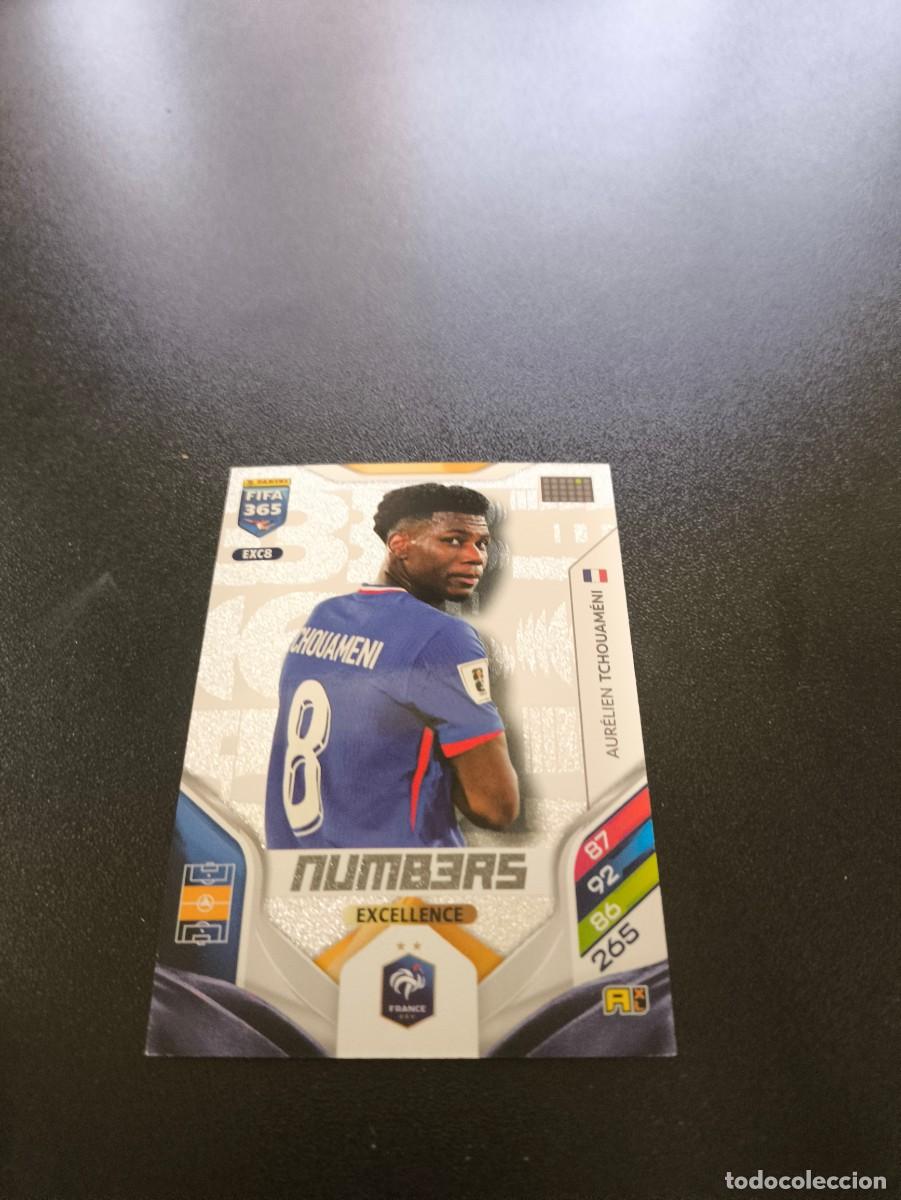 Cromos de f&uacute;tbol: EXC8 TCHOUAMENI REAL MADRID FRANCIA NUMBERS ADRENALYN PANINI FIFA EXCELLENCE 365 2026 N LIGA ESTE