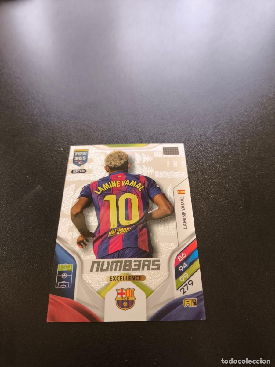 Cromos de Futebol: EXC10 LAMINE YAMAL BARCELONA NUMBERS ADRENALYN PANINI FIFA EXCELLENCE 365 2026 NO LIGA ESTE