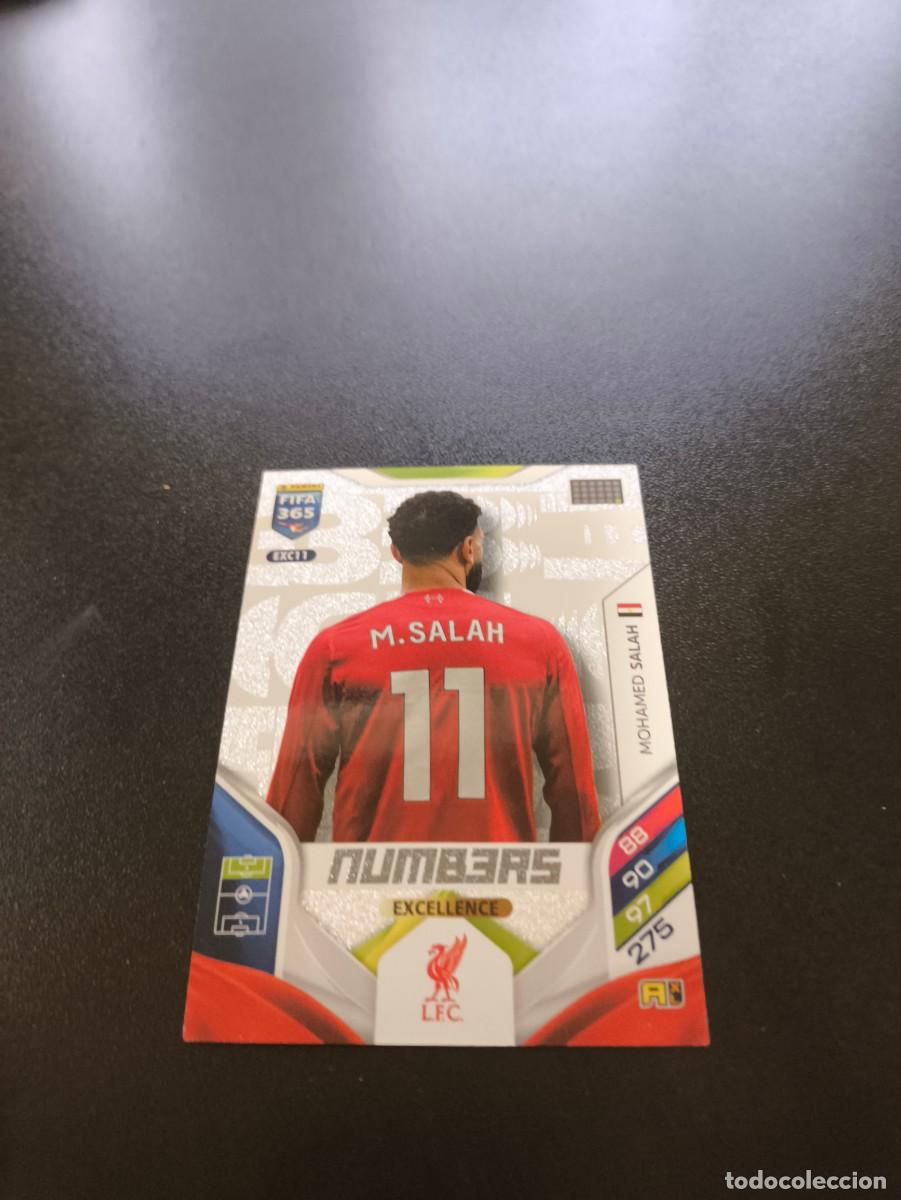 Cromos de Futebol: EXC11 MOHAMED SALAH LIVERPOOL NUMBERS ADRENALYN PANINI FIFA EXCELLENCE 365 2026 NO LIGA ESTE