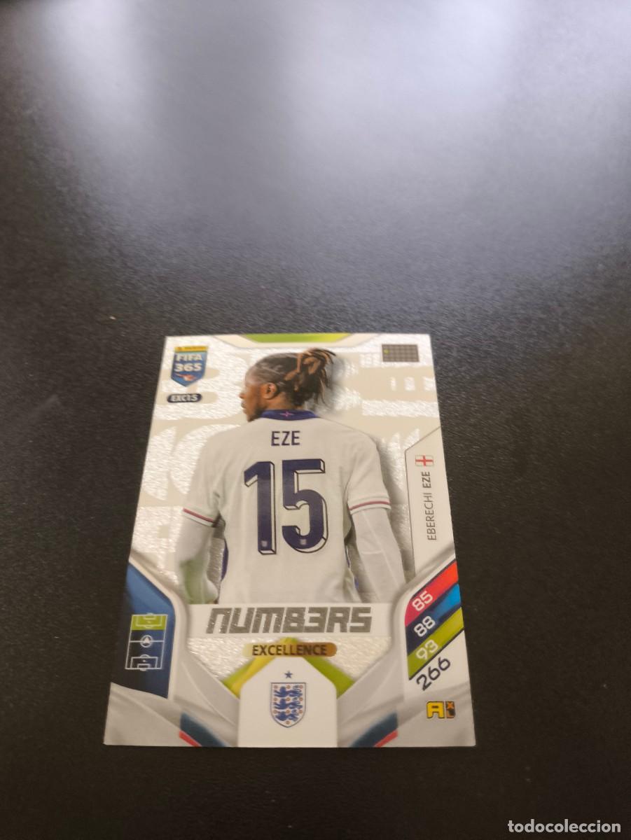 Cromos de Futebol: EXC15 EBERECHI EZE INGLATERRA ENGLAND NUMBERS ADRENALYN PANINI FIFA EXCELLENCE 365 2026 NO LIGA ESTE