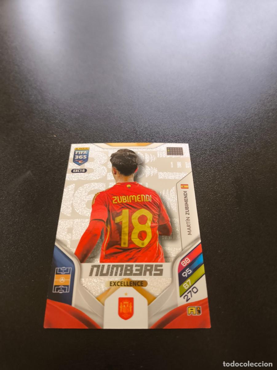 Cromos de f&uacute;tbol: EXC18 MARTIN ZUBIMENDI ESPA&Ntilde;A ARSENAL NUMBERS ADRENALYN PANINI FIFA EXCELLENCE 365 2026 NO LIGA ESTE