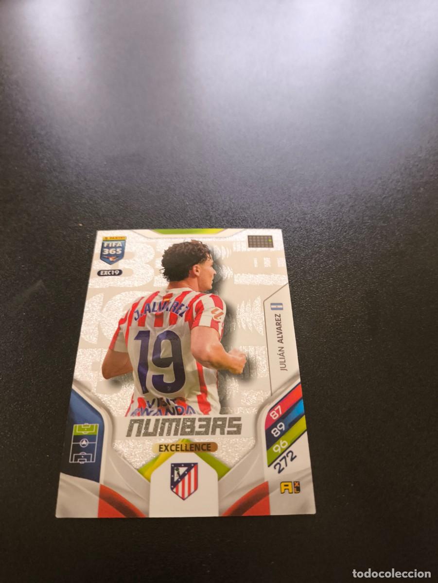 Cromos de f&uacute;tbol: EXC19 JULIAN ALVAREZ ATLETICO MADRID NUMBERS ADRENALYN PANINI FIFA EXCELLENCE 365 2026 NO LIGA ESTE