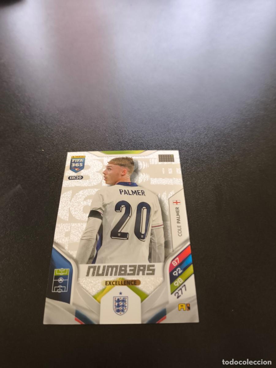 Cromos de f&uacute;tbol: EXC20 COLE PALMER INGLATERRA ENGLAND NUMBERS ADRENALYN PANINI FIFA EXCELLENCE 365 2026 NO LIGA ESTE