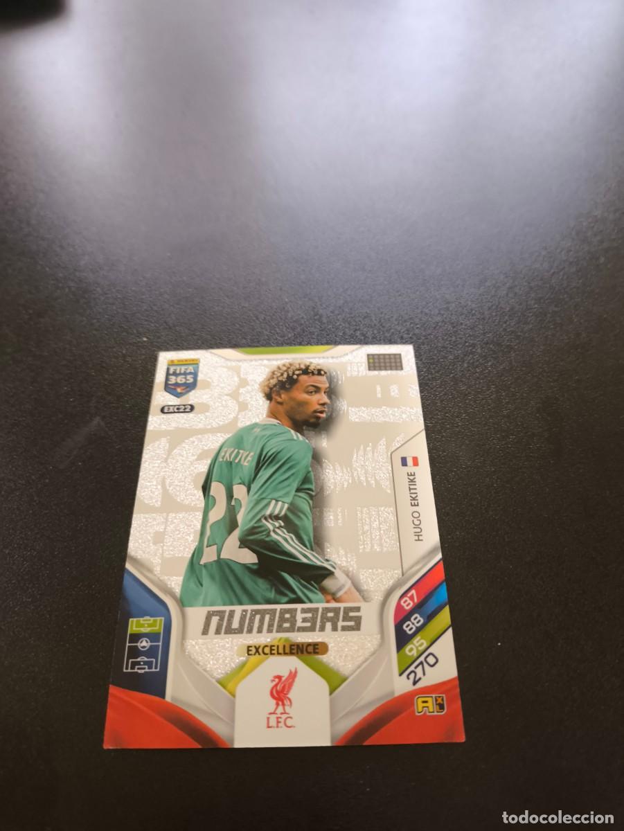 Cromos de f&uacute;tbol: EXC22 HUGO EKITIKE LIVERPOOL NUMBERS ADRENALYN PANINI FIFA EXCELLENCE 365 2026 NO LIGA ESTE