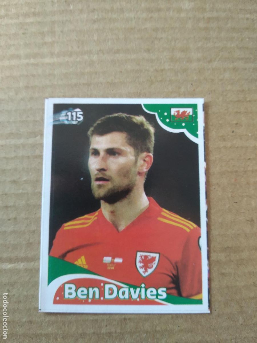 Cartes &agrave; collectionner de Football: 115 BEN DAVIES GALES WALES CROMO FUTBOL MUNDIAL 2022 EDITADO EN BRASIL WORLD CUP