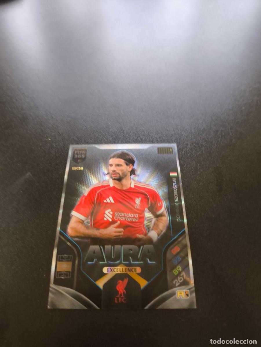 Cartes &agrave; collectionner de Football: EXC26 SZOBOSZLAI LIVERPOOL AURA ADRENALYN PANINI FIFA EXCELLENCE 365 2026 NO LIGA ESTE