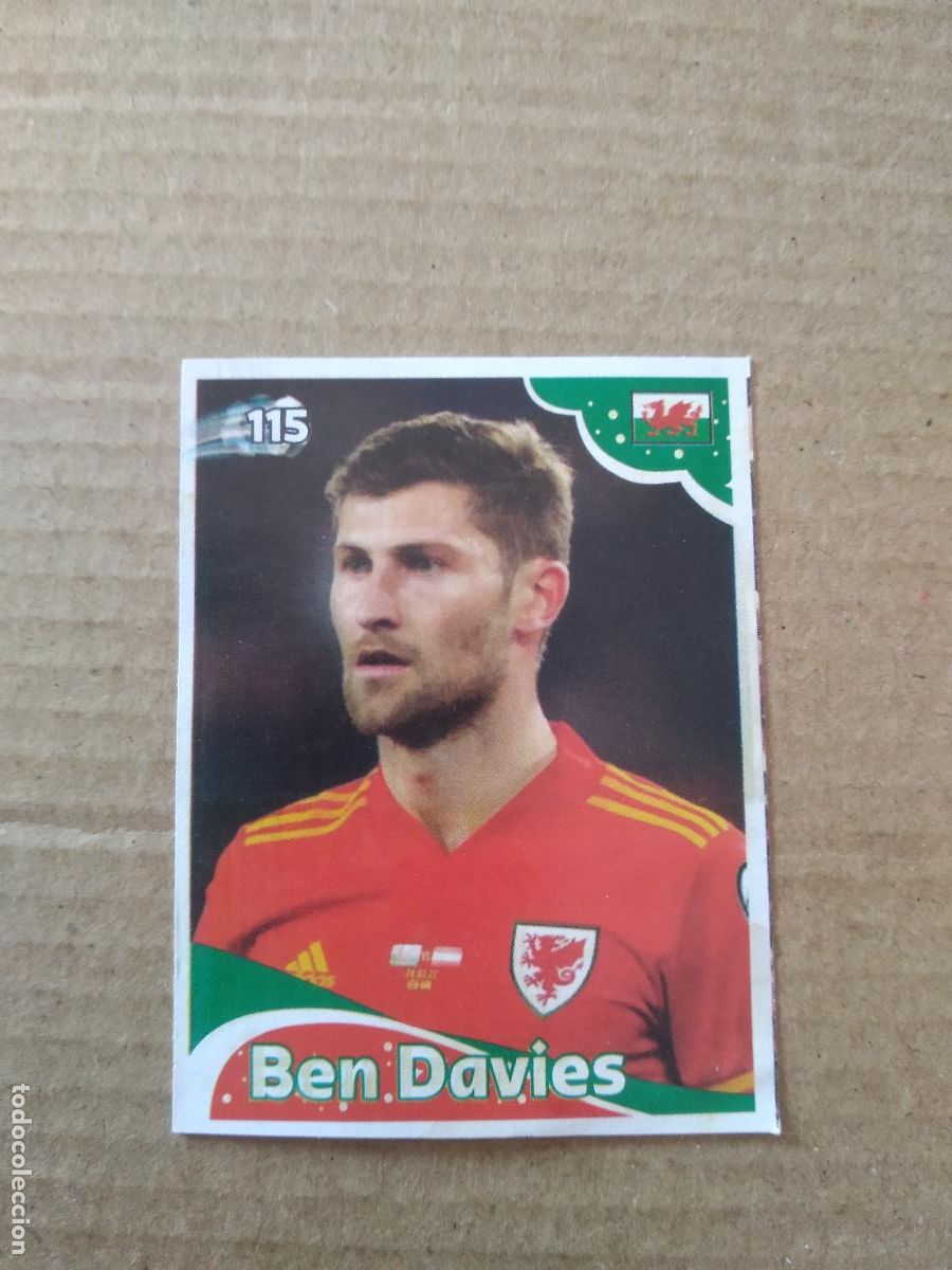 Cartes &agrave; collectionner de Football: 115 BEN DAVIES GALES WALES CROMO FUTBOL MUNDIAL 2022 EDITADO EN BRASIL WORLD CUP