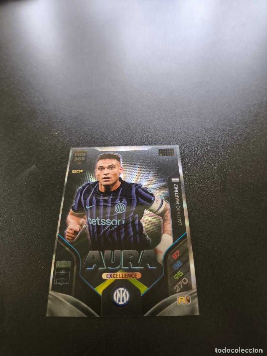 Figurine di Calcio: EXC31 Lautaro Mart&iacute;nez INTER DE MILAN AURA ADRENALYN PANINI FIFA EXCELLENCE 365 2026 NO LIGA ESTE