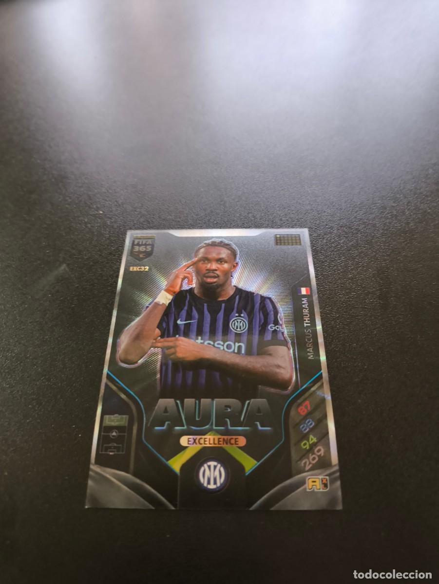 Figurine di Calcio: EXC32 Marcus Thuram INTER DE MILAN AURA ADRENALYN PANINI FIFA EXCELLENCE 365 2026 NO LIGA ESTE