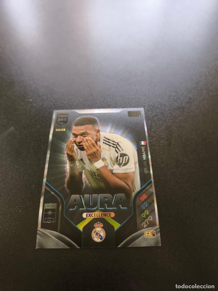 Figurine di Calcio: EXC35 Kylian Mbapp&eacute; REAL MADRID AURA ADRENALYN PANINI FIFA EXCELLENCE 365 2026 NO LIGA ESTE
