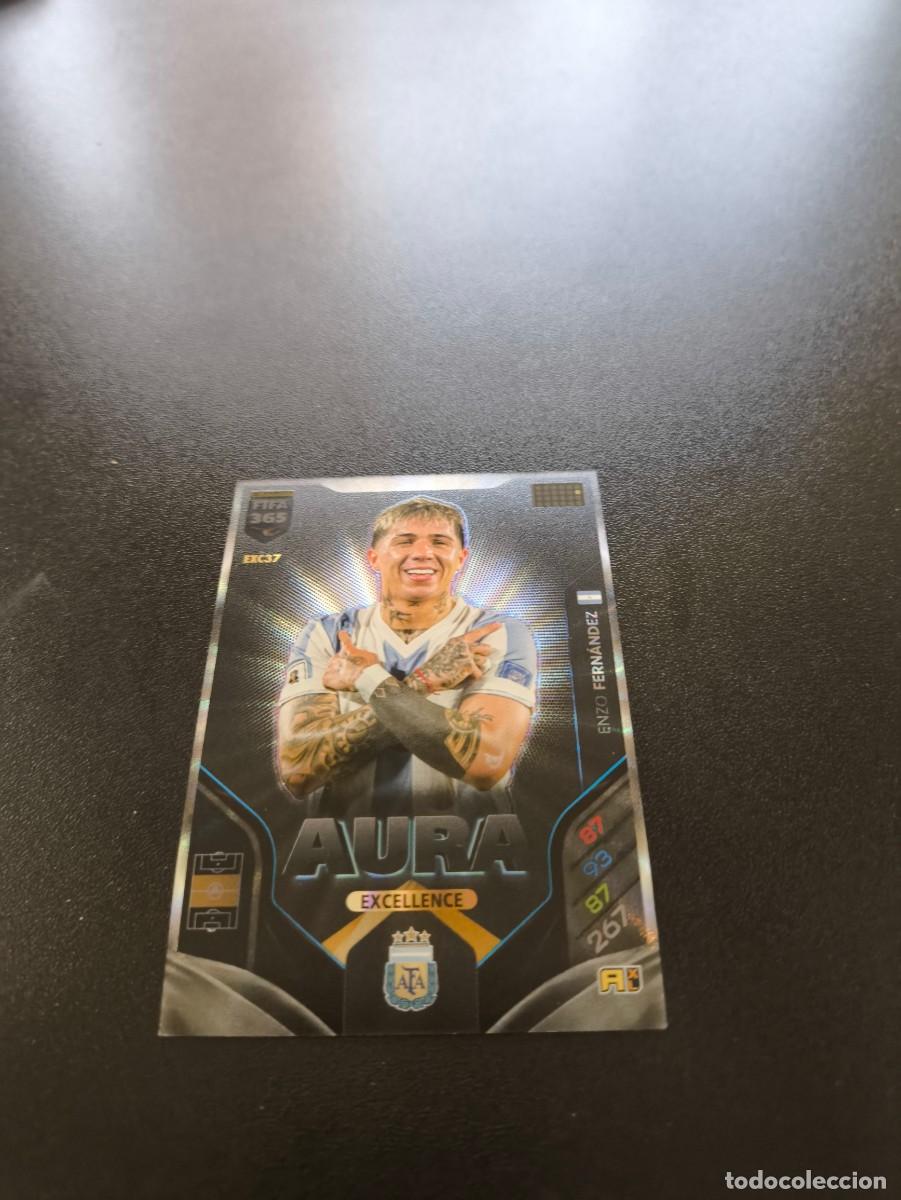 Cromos de f&uacute;tbol: EXC37 Enzo Fern&aacute;ndez ARGENTINA CHELSEA AURA ADRENALYN PANINI FIFA EXCELLENCE 365 2026 NO LIGA ESTE