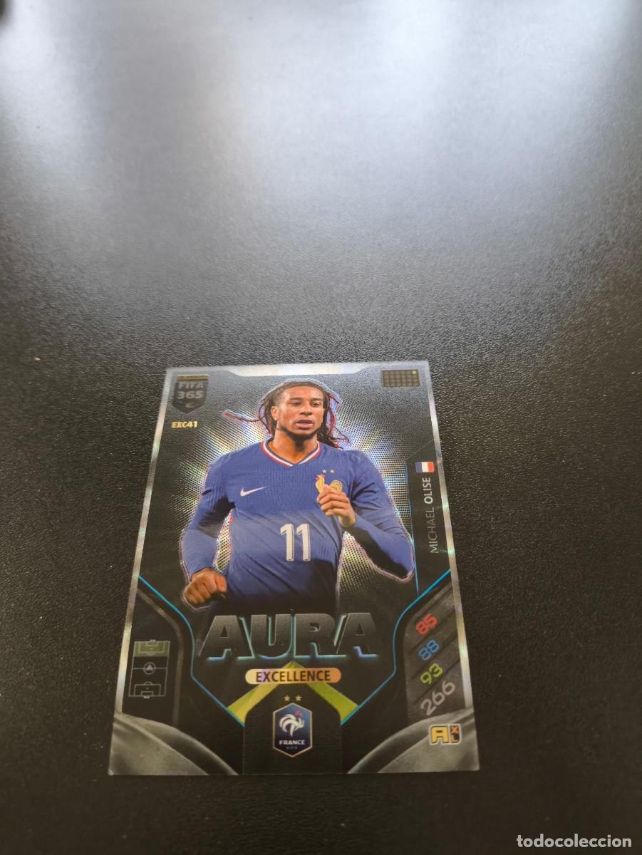 Cromos de f&uacute;tbol: EXC41 Michael Olise FRANCIA FRANCE AURA ADRENALYN PANINI FIFA EXCELLENCE 365 2026 NO LIGA ESTE