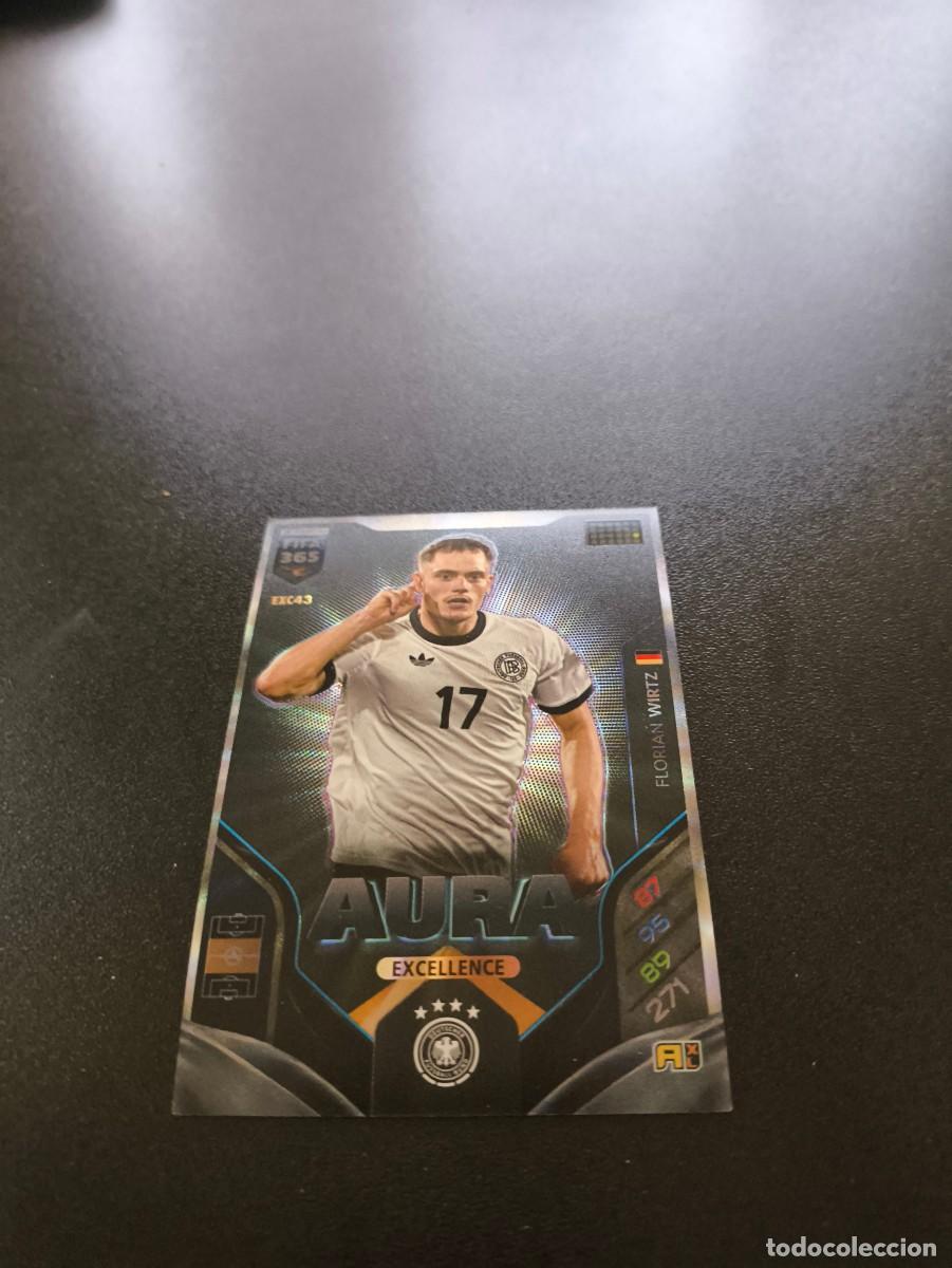 Cromos de f&uacute;tbol: EXC43 Florian Wirtz ALEMANIA GERMANY AURA ADRENALYN PANINI FIFA EXCELLENCE 365 2026 NO LIGA ESTE
