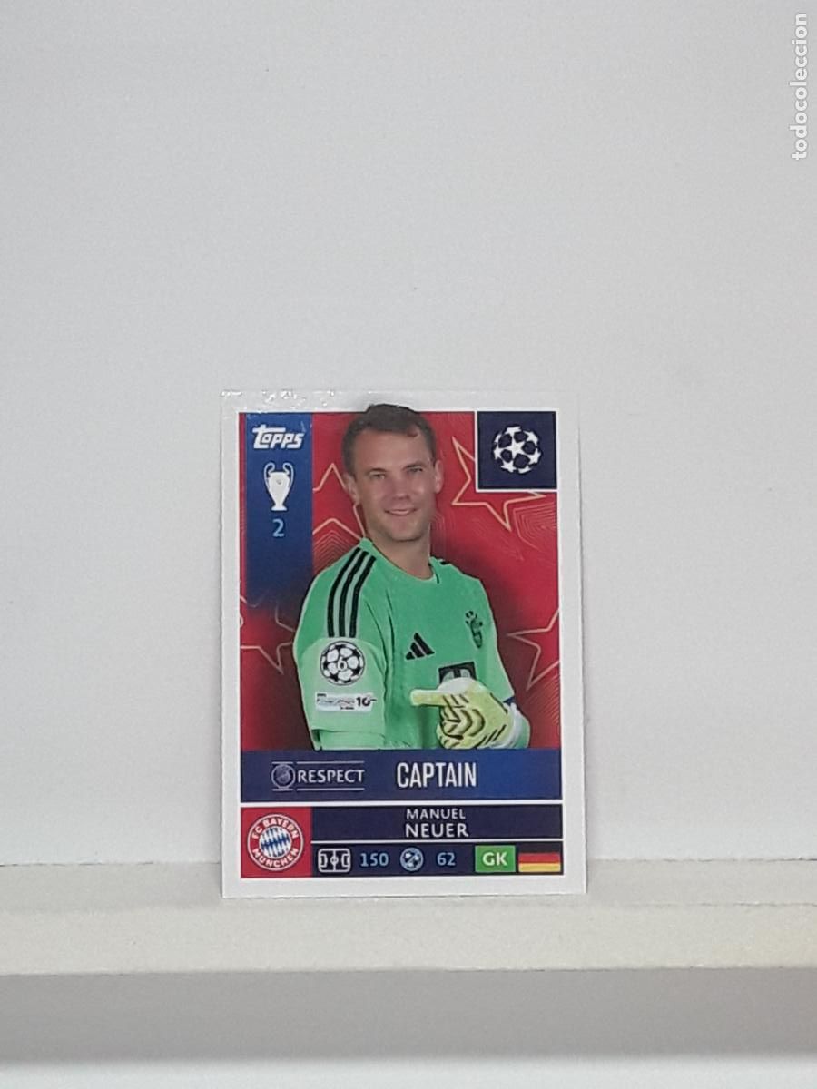 Cromos de f&uacute;tbol: CHAMPIONS STICKER 2025 2026 25 26 ALBUM TOPPS LEAGUE N 197 BAYERN MUNCHEN MANUEL NEUER