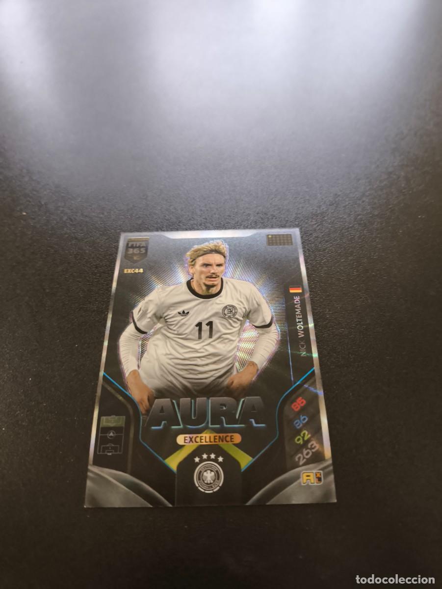 Cromos de f&uacute;tbol: EXC44 Nick Woltemade ALEMANIA GERMANY AURA ADRENALYN PANINI FIFA EXCELLENCE 365 2026 NO LIGA ESTE