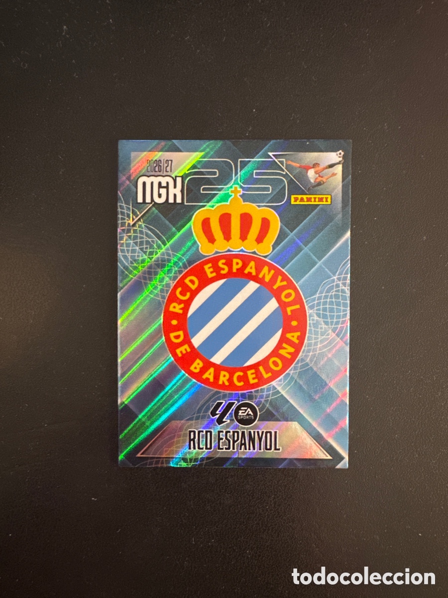 Cromos de f&uacute;tbol: ESCUDO ESPA&Ntilde;OL N&Uacute;MERO 163 MEGACRACKS 2026 2027