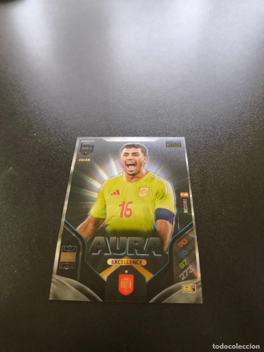Cromos de f&uacute;tbol: EXC45 Rodri ESPA&Ntilde;A BARCELONA AURA ADRENALYN PANINI FIFA EXCELLENCE 365 2026 NO LIGA ESTE