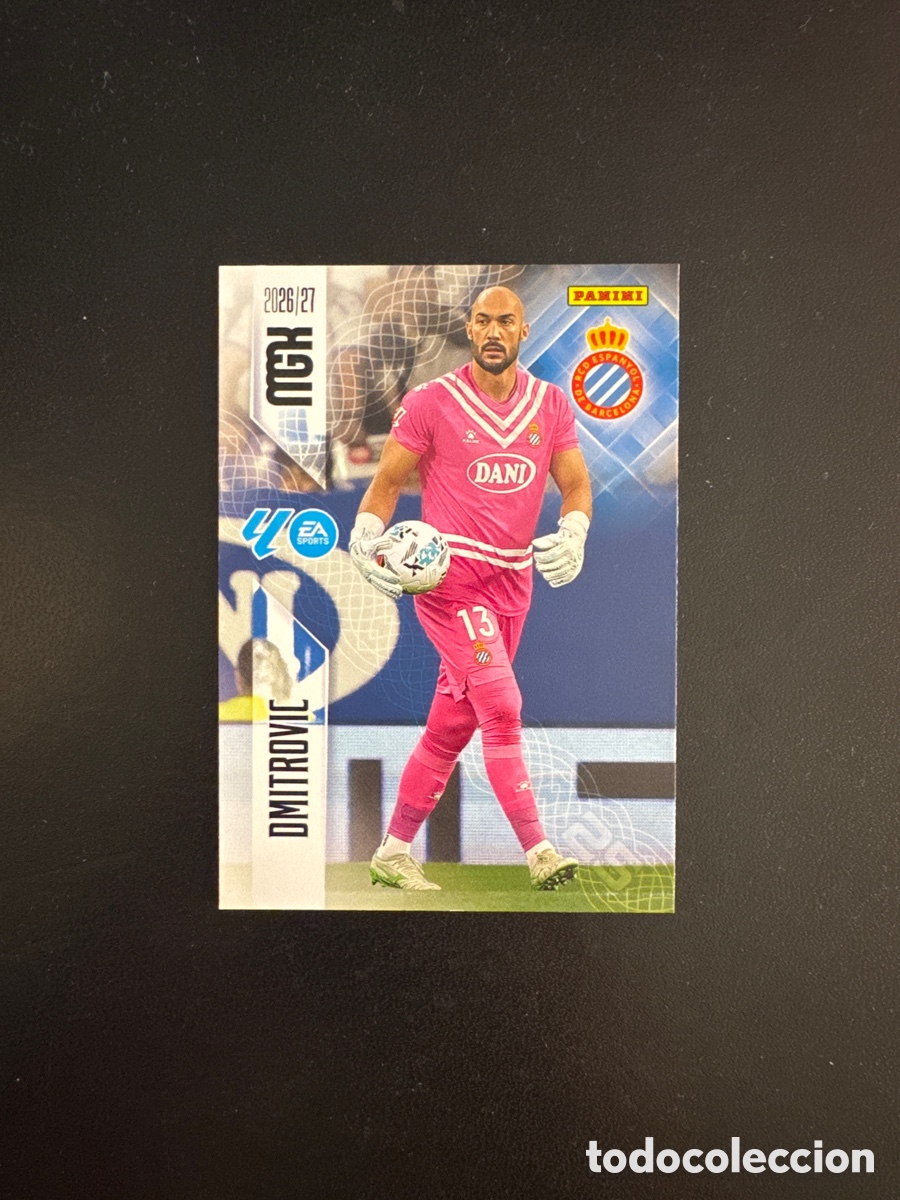 Cromos de f&uacute;tbol: DMITROVIC ESPA&Ntilde;OL N&Uacute;MERO 164 MEGACRACKS 2026 2027