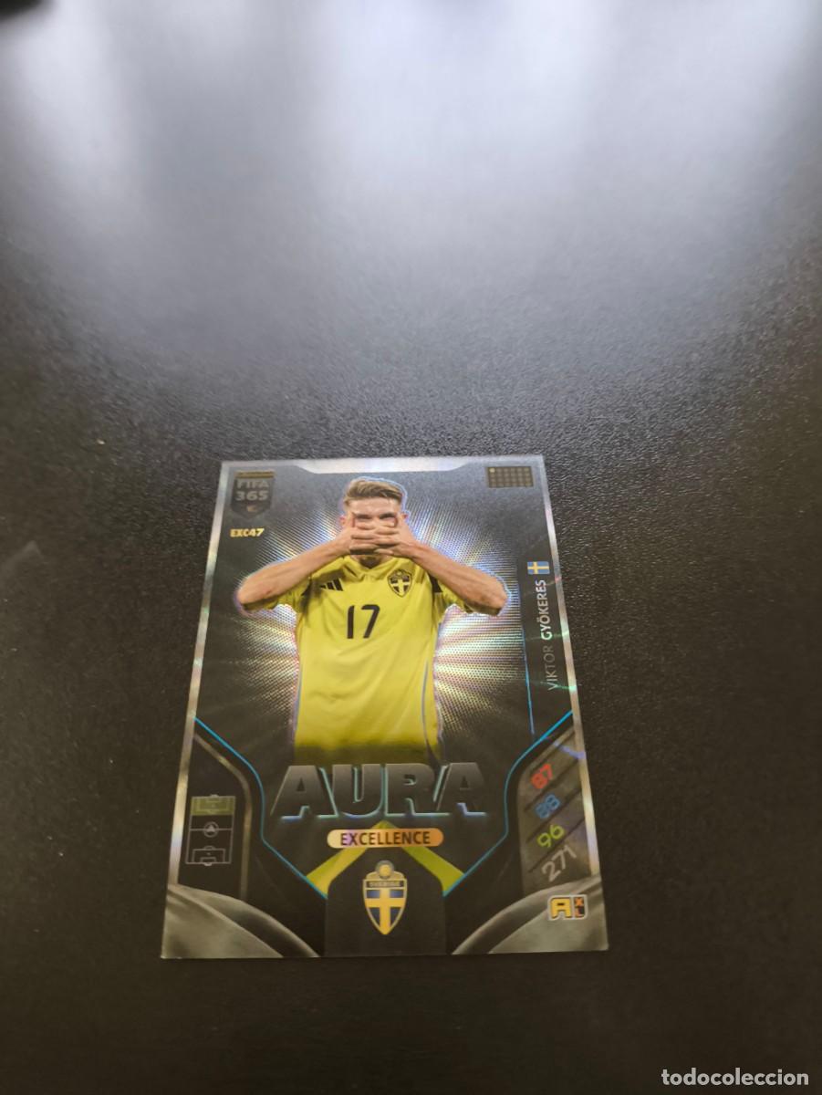 Cromos de f&uacute;tbol: EXC47 Viktor Gy&ouml;keres SUECIA SWEDEN AURA ADRENALYN PANINI FIFA EXCELLENCE 365 2026 NO LIGA ESTE
