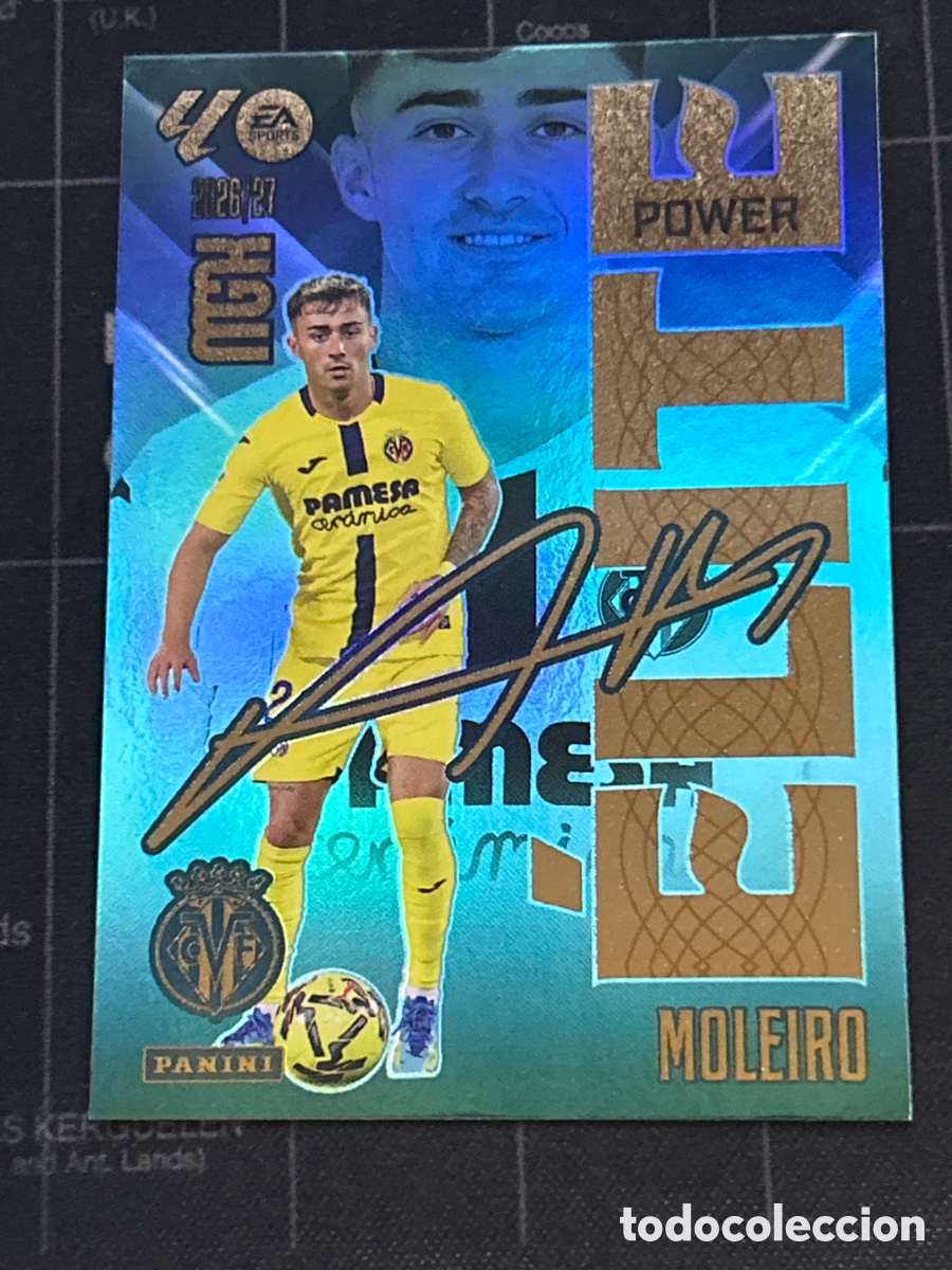 Cromos de Futebol: P11 11 ALBERTO MOLEIRO (VILLARREAL) ELITE POWER PANINI MEGACRACKS 2026 2027 26 27