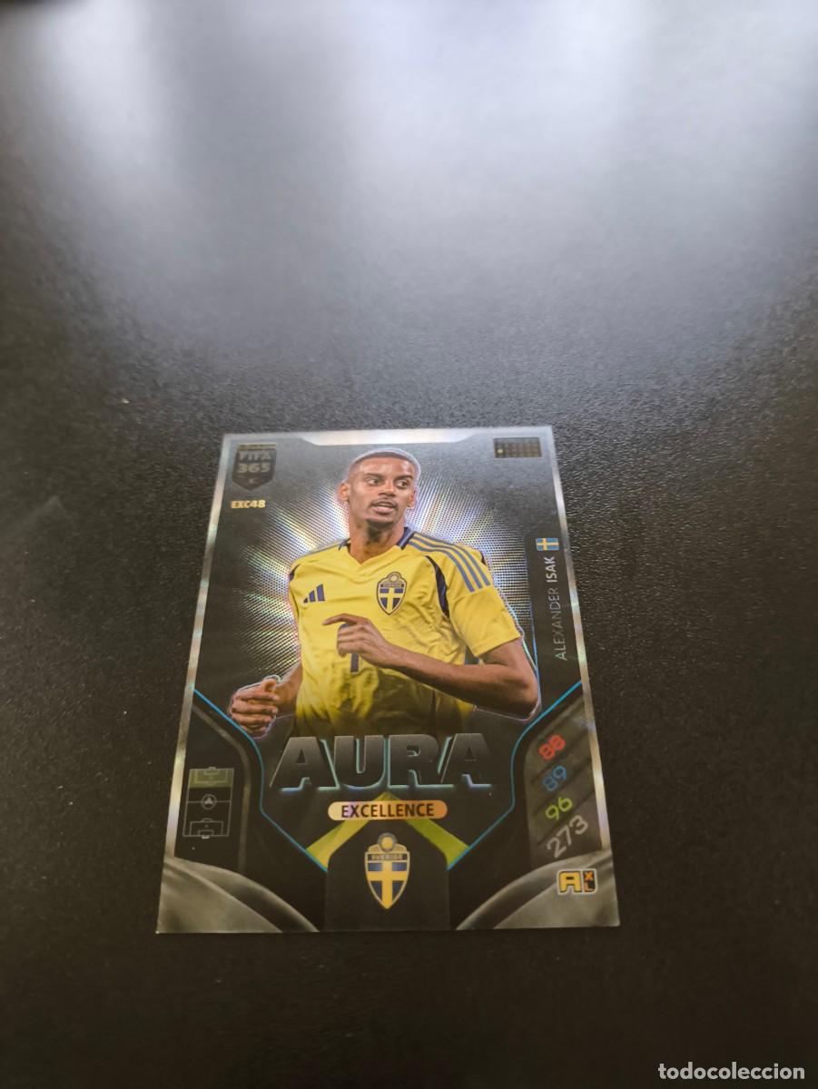 Cromos de f&uacute;tbol: EXC48 Alexander Isak SUECIA SWEDEN AURA ADRENALYN PANINI FIFA EXCELLENCE 365 2026 NO LIGA ESTE